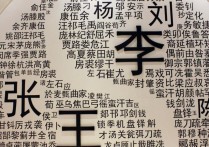 中國(guó)姓氏排名榜 中國(guó)的姓氏最新排名