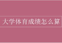 西北大學體育成績怎么算 大學體育課成績計算比例是什么？