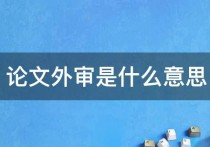 論文外審都查什么 本科論文外審主要查什么